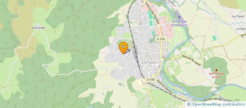 localisation de l'entreprise MONSIEUR CYRILLE NOTARNICOLA  LANGEAC