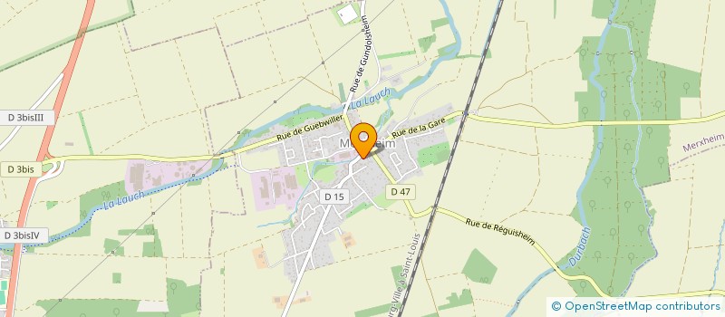 localisation de l'entreprise MONSIEUR CYRILLE NUSSBAUMER  MERXHEIM