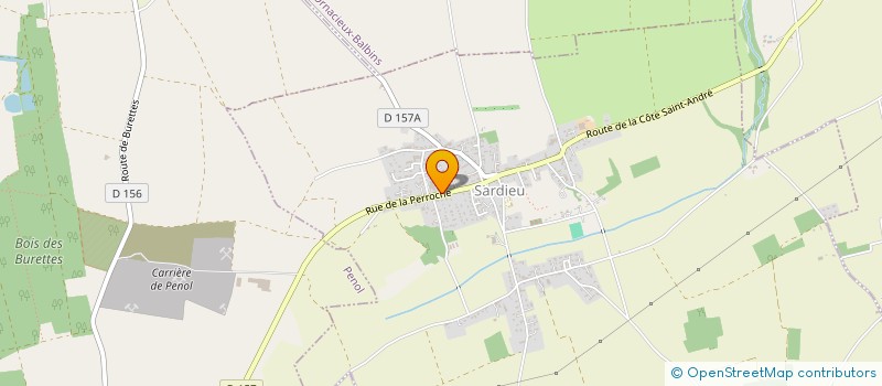 localisation de l'entreprise MONSIEUR CYRILLE OGIER  SARDIEU