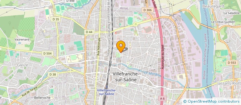 localisation de l'entreprise MONSIEUR CYRILLE OLIVEIRA à VILLEFRANCHE-SUR-SAONE