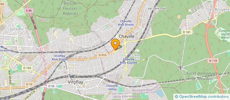 localisation de l'entreprise MONSIEUR CYRILLE OLIVIER à CHAVILLE