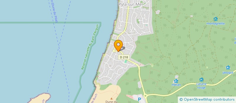 localisation de l'entreprise MONSIEUR CYRILLE PAQUET à LA TESTE-DE-BUCH