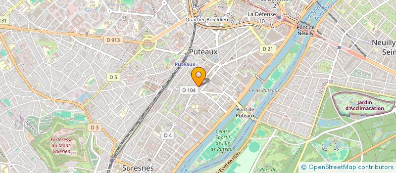 localisation de l'entreprise MONSIEUR CYRILLE PATEYRON  PUTEAUX