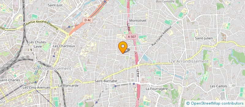 localisation de l'entreprise MONSIEUR CYRILLE PAUMOND à MARSEILLE