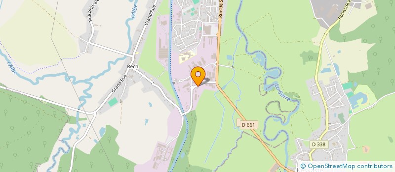 localisation de l'entreprise MONSIEUR CYRILLE PAWLAK  SARRALBE