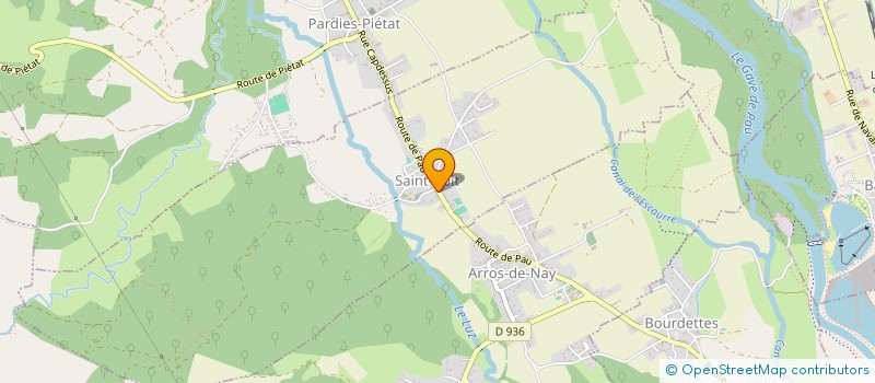 localisation de l'entreprise MONSIEUR CYRILLE PEBET  SAINT-ABIT