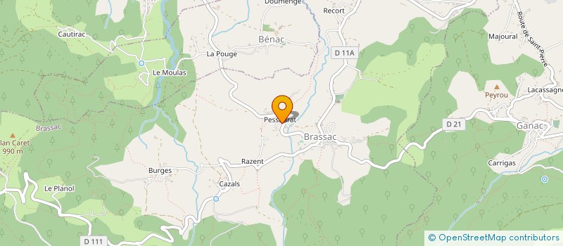 localisation de l'entreprise MONSIEUR CYRILLE PELARD à BRASSAC