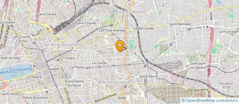 localisation de l'entreprise MONSIEUR CYRILLE PELISSE à MARSEILLE