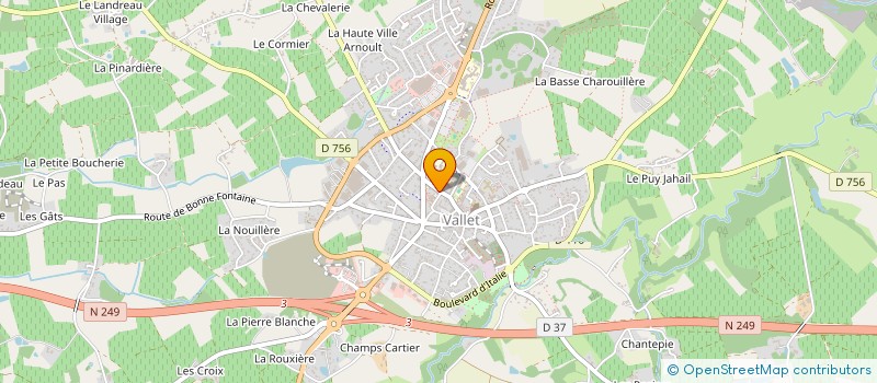 localisation de l'entreprise MONSIEUR CYRILLE PENARD  VALLET