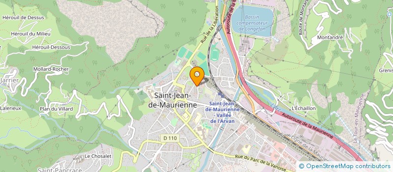 localisation de l'entreprise MONSIEUR CYRILLE PERINET  SAINT-JEAN-DE-MAURIENNE