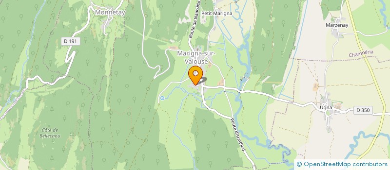 localisation de l'entreprise MONSIEUR CYRILLE PERNET  MARIGNA-SUR-VALOUSE
