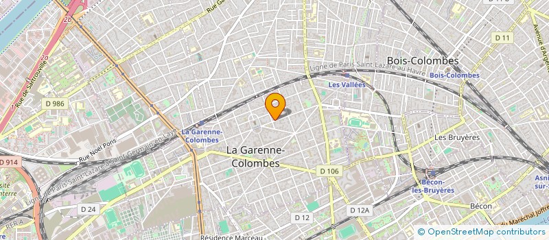 localisation de l'entreprise MONSIEUR CYRILLE PIERRE JEAN RICHARD à LA GARENNE-COLOMBES