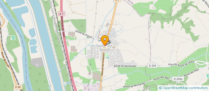 localisation de l'entreprise MONSIEUR CYRILLE PIOU  SAULCE-SUR-RHONE