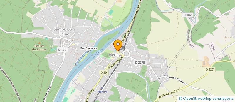 localisation de l'entreprise MONSIEUR CYRILLE PIQUE  HERICY