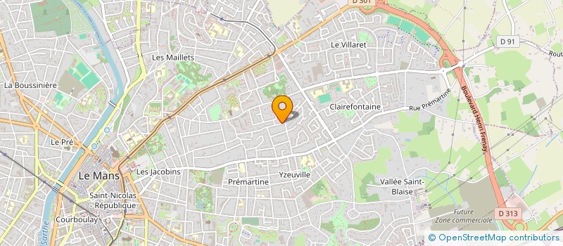 localisation de l'entreprise MONSIEUR CYRILLE PITAULT  LE MANS