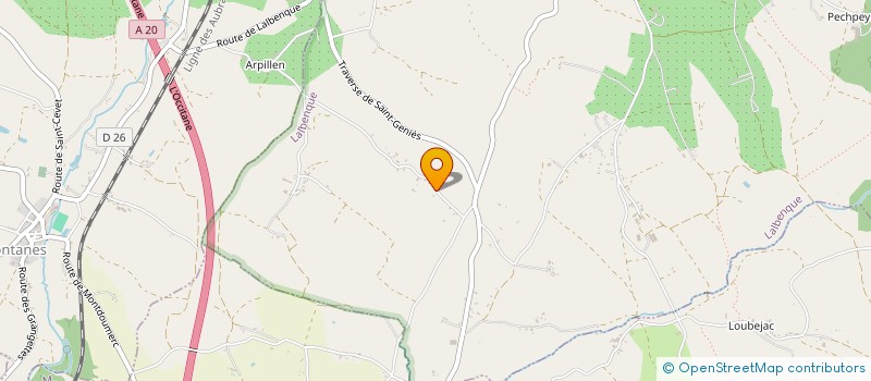 localisation de l'entreprise MONSIEUR CYRILLE PLANARD  LALBENQUE