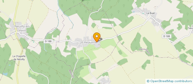 localisation de l'entreprise MONSIEUR CYRILLE POUSSARD à LE HEAULME