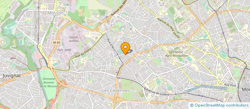 localisation de l'entreprise MONSIEUR CYRILLE PUGEAULT à MONTPELLIER