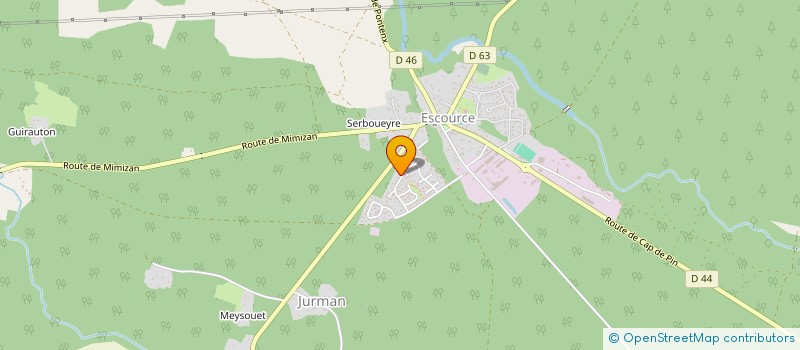 localisation de l'entreprise MONSIEUR CYRILLE QUINET  ESCOURCE