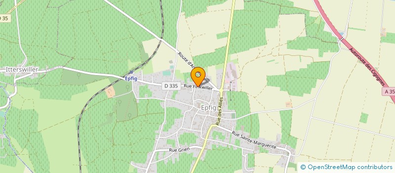 localisation de l'entreprise MONSIEUR CYRILLE QUIRIN  EPFIG