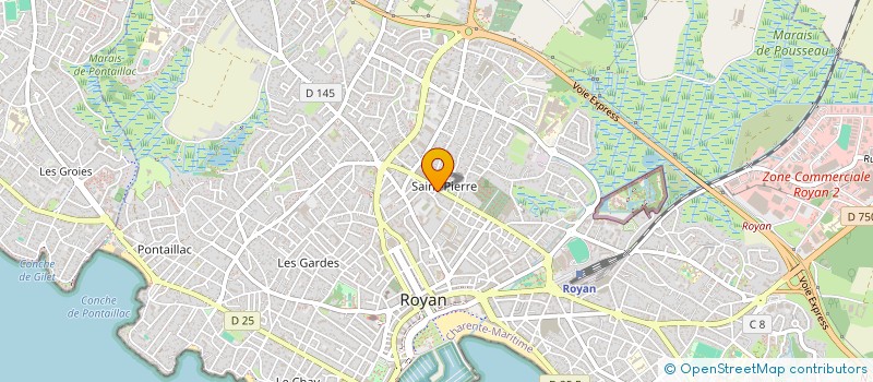 localisation de l'entreprise MONSIEUR CYRILLE RANOUL  ROYAN