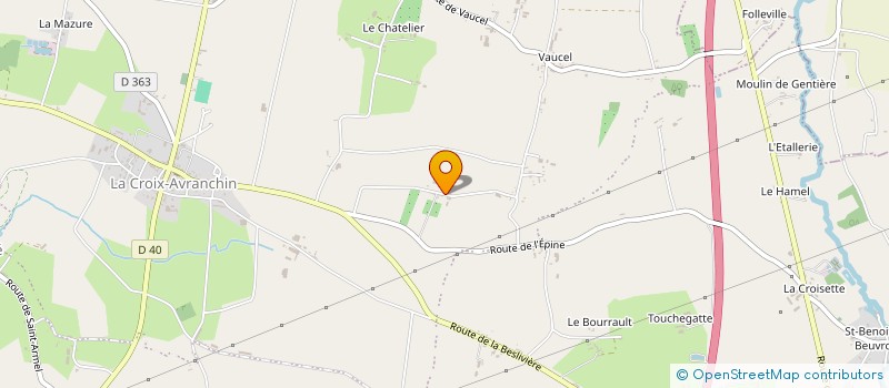 localisation de l'entreprise MONSIEUR CYRILLE RAULT  SAINT-JAMES