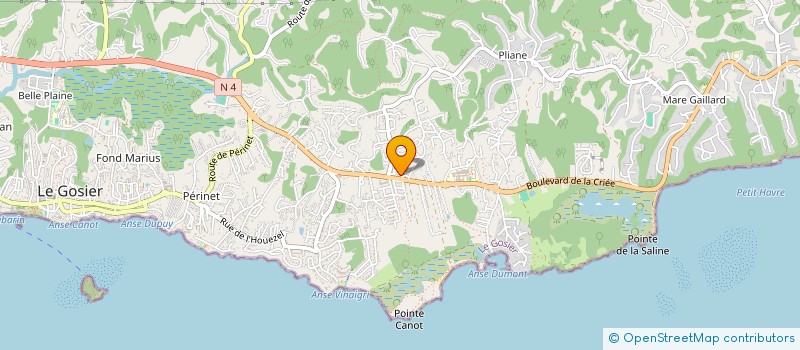 localisation de l'entreprise MONSIEUR CYRILLE RAVASCO  LE GOSIER