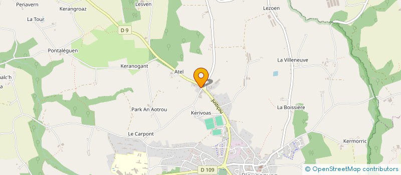 localisation de l'entreprise MONSIEUR CYRILLE RAVET à PLOUGONVEN