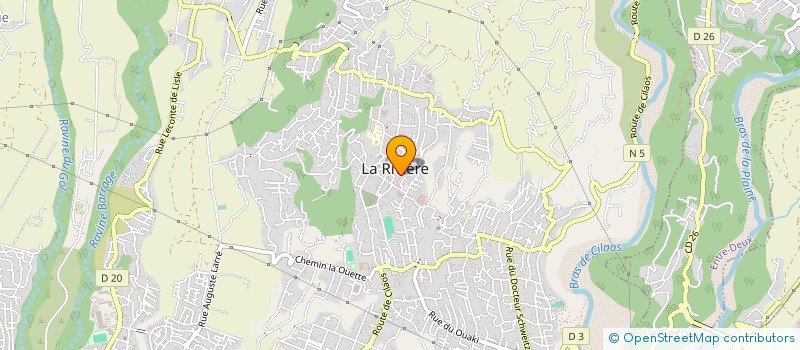 localisation de l'entreprise MONSIEUR CYRILLE RAVOU  SAINT-LOUIS