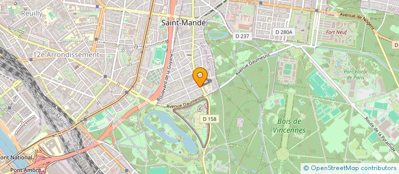 localisation de l'entreprise MONSIEUR CYRILLE RECONNEILLE à SAINT-MANDE