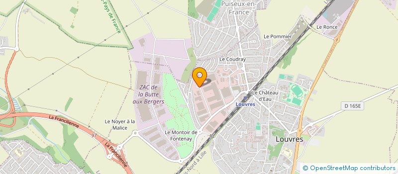 localisation de l'entreprise MONSIEUR CYRILLE REVEL  LOUVRES