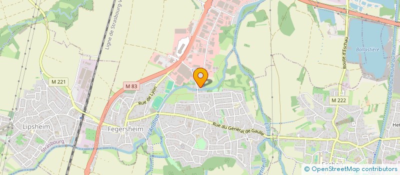 localisation de l'entreprise MONSIEUR CYRILLE RHEIN  FEGERSHEIM