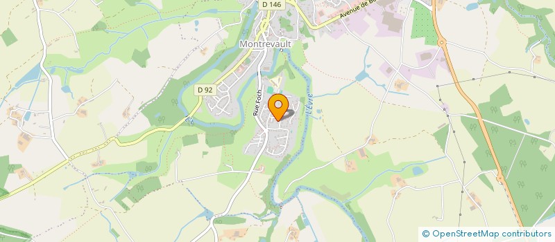 localisation de l'entreprise MONSIEUR CYRILLE RIAND à MONTREVAULT-SUR-EVRE