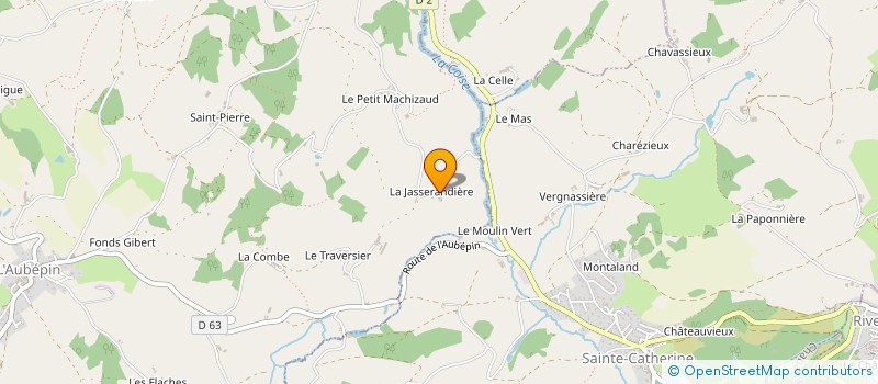 localisation de l'entreprise MONSIEUR CYRILLE RIVOIRE  LARAJASSE