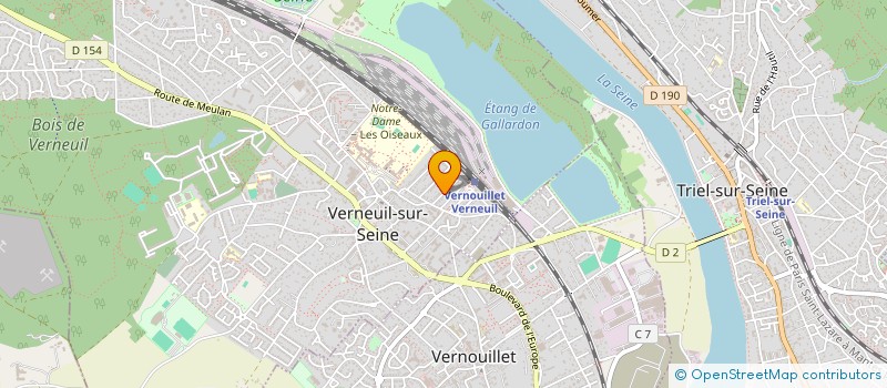 localisation de l'entreprise MONSIEUR CYRILLE ROLLAND DE RAVEL à VERNEUIL-SUR-SEINE