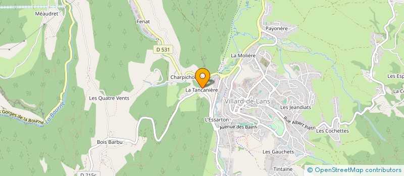 localisation de l'entreprise MONSIEUR CYRILLE ROUGE à VILLARD-DE-LANS