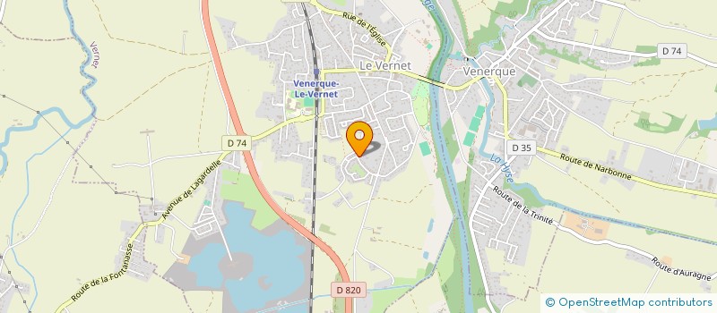 localisation de l'entreprise MONSIEUR CYRILLE ROUSSEAUX  VERNET