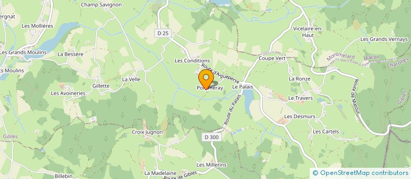 localisation de l'entreprise MONSIEUR CYRILLE ROUX  GIBLES