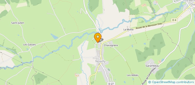 localisation de l'entreprise MONSIEUR CYRILLE ROYER  NOAILLY