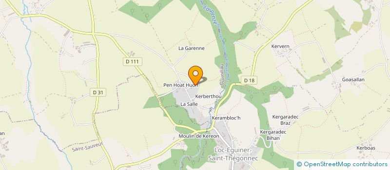 localisation de l'entreprise MONSIEUR CYRILLE ROYGNAN  GUIMILIAU