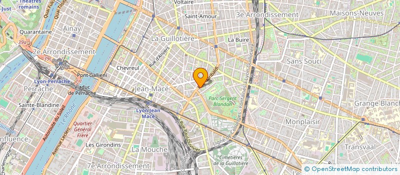 localisation de l'entreprise MONSIEUR CYRILLE ROZE  LYON