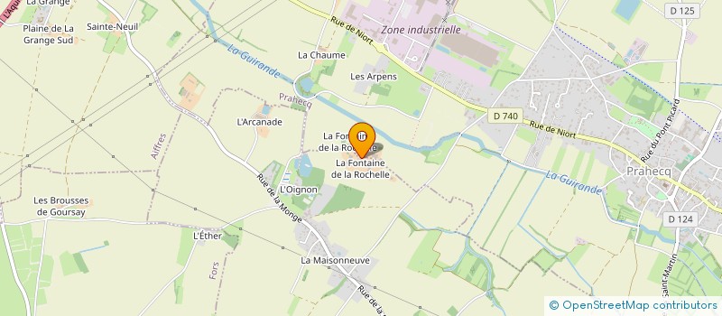 localisation de l'entreprise MONSIEUR CYRILLE SACHOT  PRAHECQ