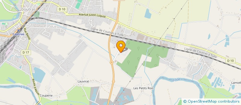 localisation de l'entreprise MONSIEUR CYRILLE SALES  COUTRAS