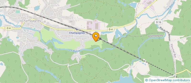 localisation de l'entreprise MONSIEUR CYRILLE SALVADOR  CHAMPAGNEY