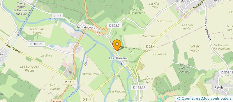localisation de l'entreprise MONSIEUR CYRILLE SARO à CHERISY
