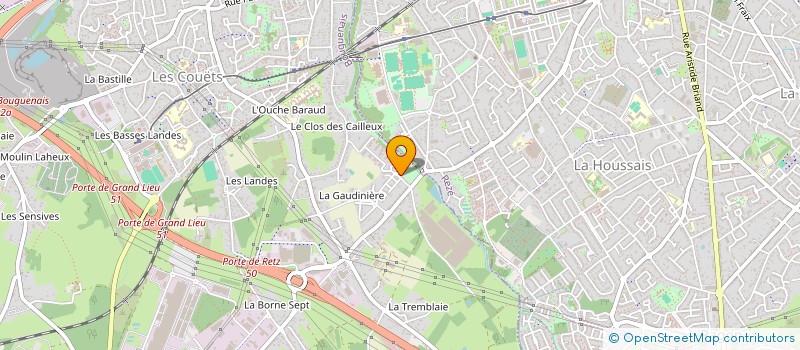 localisation de l'entreprise MONSIEUR CYRILLE SAVARY  BOUGUENAIS