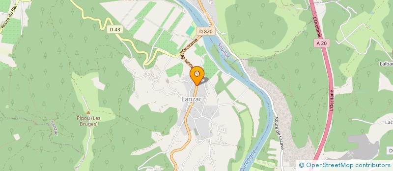 localisation de l'entreprise MONSIEUR CYRILLE SCHULMANN  LANZAC