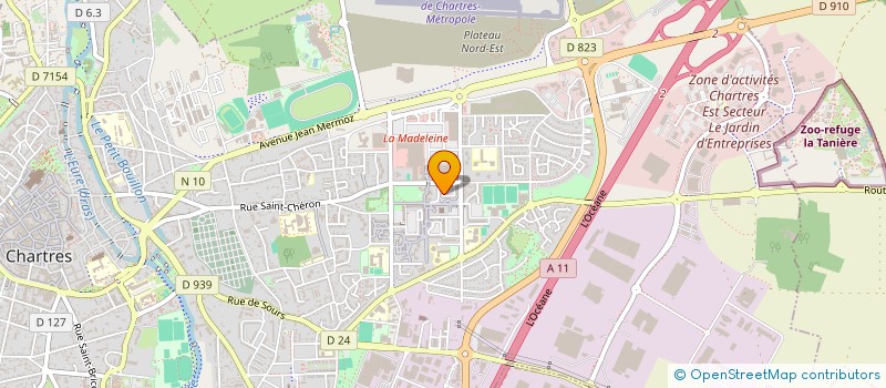 localisation de l'entreprise MONSIEUR CYRILLE SESSEGNON à CHARTRES