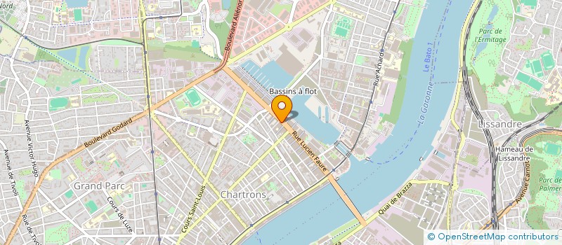 localisation de l'entreprise MONSIEUR CYRILLE SICARD  BORDEAUX