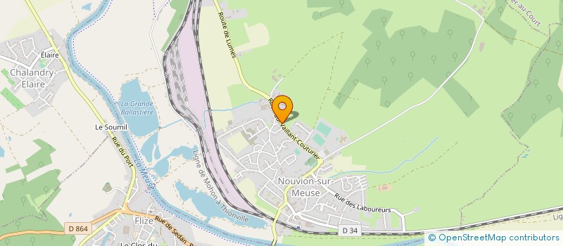 localisation de l'entreprise MONSIEUR CYRILLE SIMEON  NOUVION-SUR-MEUSE